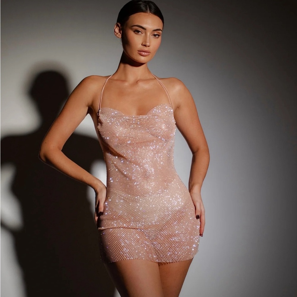 Lemon Lunar sheer glitter mesh dress, new and never worn. I bought for NYE.